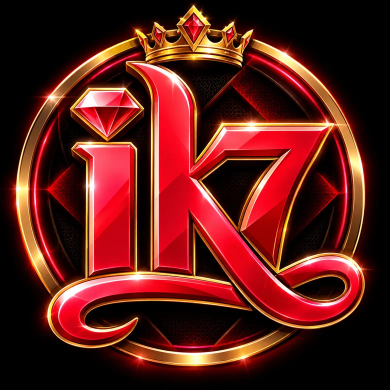 IK7 red and gold app logo